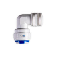 PureOne QF-02D Quick-Fitting - 3/8 auf 3/8 (AG) Zoll |...