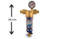 PureOne Long Life Metall Vorfilter PPF-60M (Manometer) Adapter 3/4"